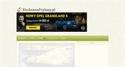Desktop Screenshot of kuchennefrykasy.pl