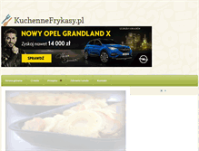Tablet Screenshot of kuchennefrykasy.pl